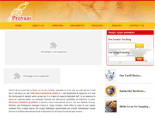 Tablet Screenshot of prayaas.net